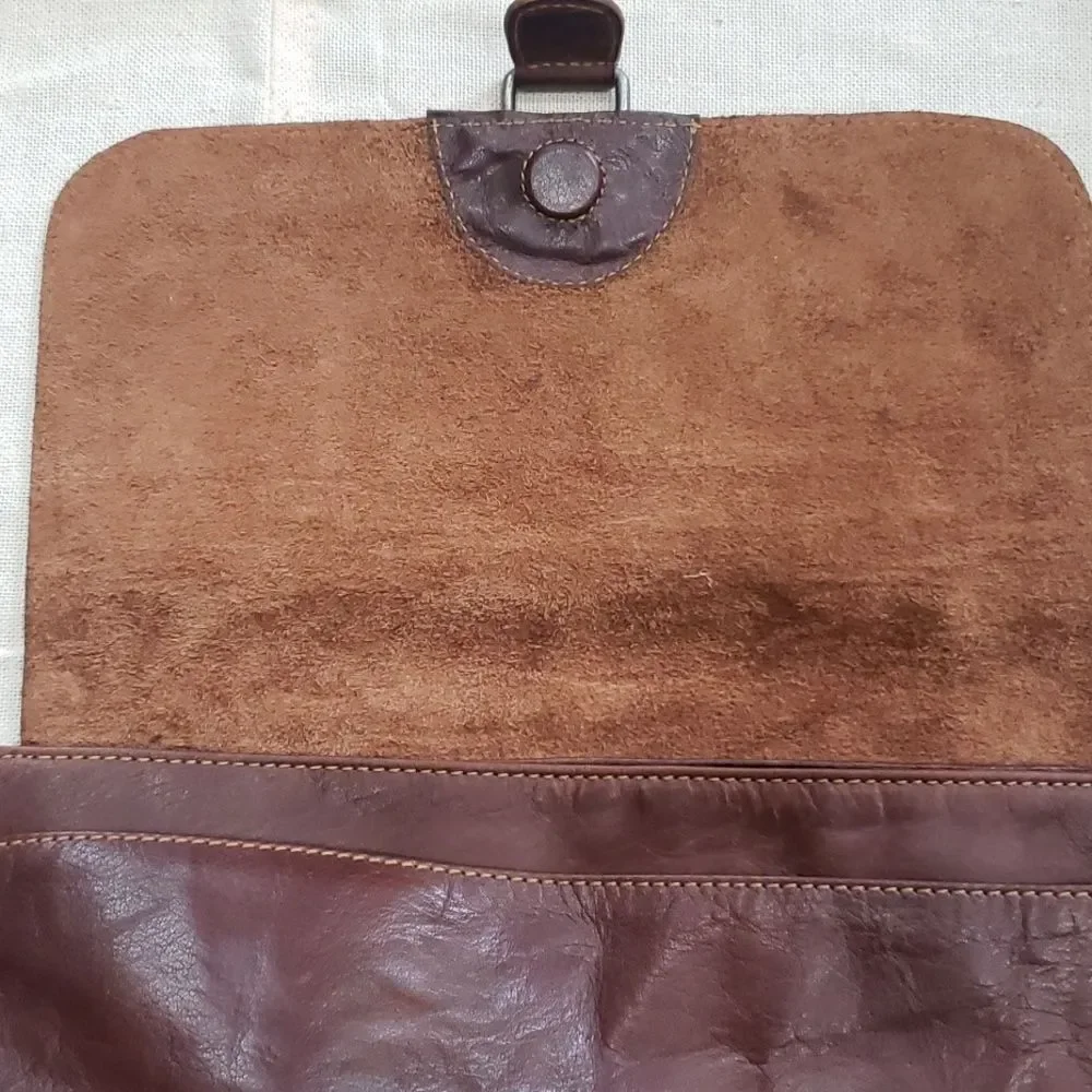 Jack Georges Bag Leather Voyager Olivia Crossbody